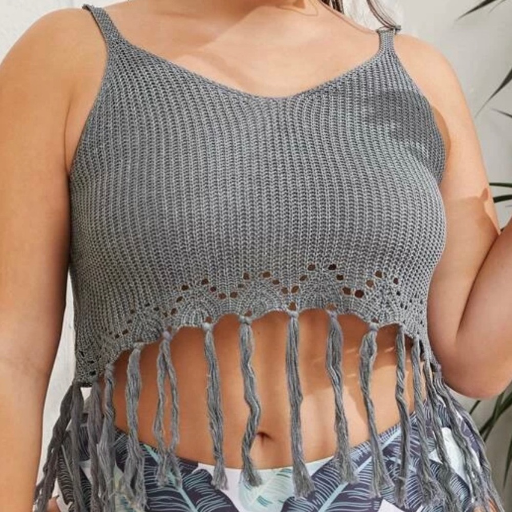 Knit Cropped Tank Top